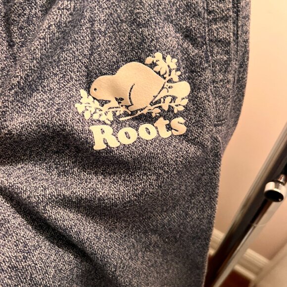 ROOTS Heathered Blue Sweatpants - Picture 2 of 4
